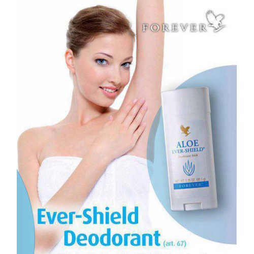 Sáp Khử Mùi 067Flp Lô Hội. Forever Aloe Ever-Shield. Ngăn Mùi Khó Chịu, Không Muối Nhôm, Dịu Nhẹ Không Thâm. 92.1g