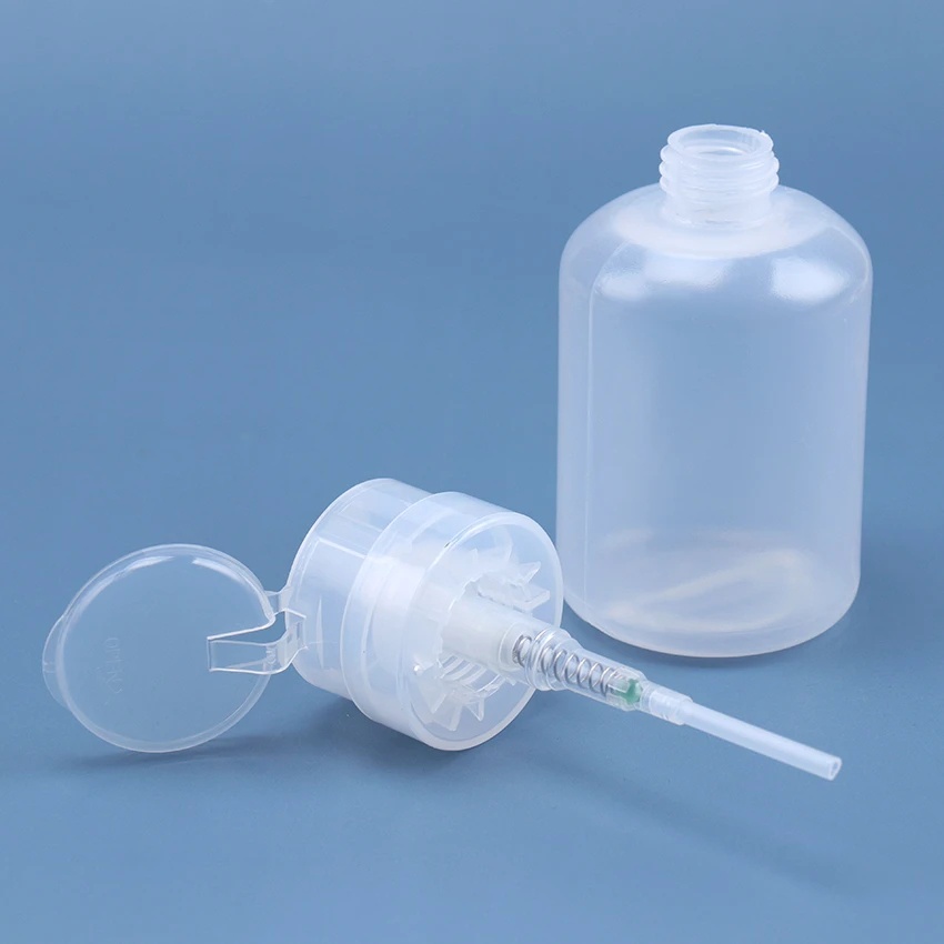 Chai Nhựa Rỗng 4 Màu Dạng Nhấn Đựng Dung Dịch Tẩy Sơn Móng Tay 60ml