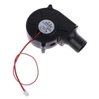 Quạt BBQ CLLI Làm mát 7530 Máy thổi khí DC5V 12V 24V 2Pin XH2 54 Đầu nối 3700RPM Quạt dã ngoại 75x75x30mm với 2 7cm Air D