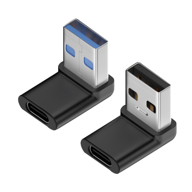 Camp USB 3 0 Nam Sang Type C Nữ Góc Trái 90 Độ Adapter 10Gbps Cho Laptop