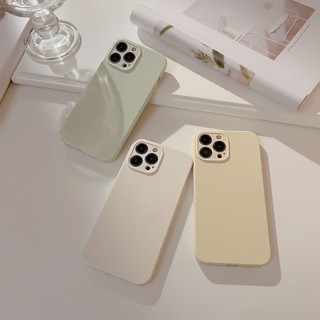 Ốp Điện Thoại Tpu Mềm Màu Trơn Đơn Giản Cho IPhone 14 14pro Max 14plus 13 13pro 13mini 12 11 Pro Max IX XR SE2 I8 Plus