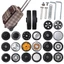 CATIYAHA 2 Chiếc Du Lịch Hành Lý Bánh Xe Di Động Thay Thế DIY Bánh Xe Bộ Sửa Chữa Cho Hành Lý Với Bánh Xe Viêng Chăn