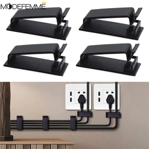 Kẹp Cố Định Dây Cáp Sạc USB Tự Dính Có Thể Tái Sử Dụng