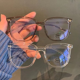 Kính Mát Phong Cách Thời Trang Hàn Quốc Quá Khổ Vuông Trong Suốt Kính Mắt Cho Nữ Kính Chống Bức Xạ Cho Nữ Y2k Kính Vuông Trong Suốt