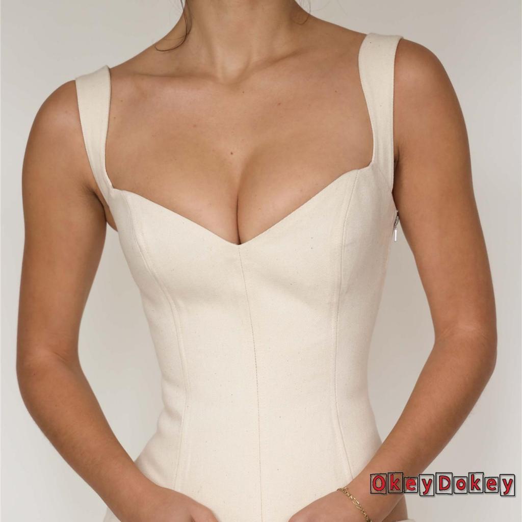 Áo Crop Top Hai Dây Y2k Hở Vai Gợi Cảm Cho Nữ