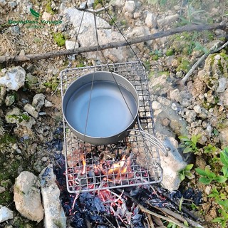 Bộ Dụng Cụ Nướng BBQ Mini Bằng Thép Không Gỉ 304 Tiện Lợi Khi Đi Cắm Trại