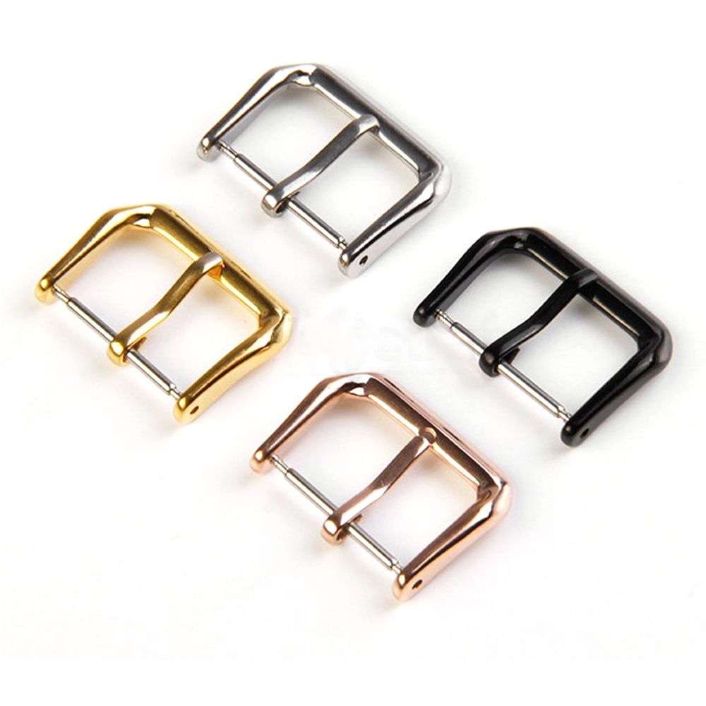 Khóa Cài Dây Đồng Hồ Bằng Thép Không Gỉ Kích Thước 10mm 12mm 14mm 16mm 18mm 20mm