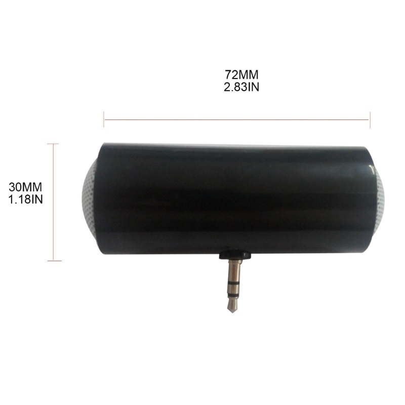 Loa di động GODD Loa USB Mini có giắc cắm 3 5mm cho điện thoại di động PC Laptop MP3