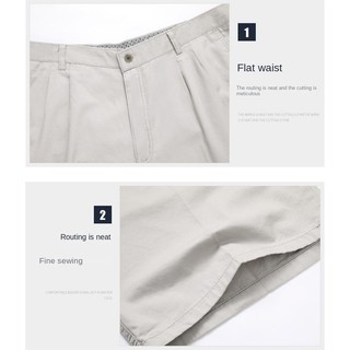 Quần Short Dáng Rộng Chất Liệu Cotton Mỏng Có SIZE Lớn 50-130kg Thời Trang Mùa Hè Cho Nam Giớ