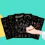 DARON Scratch Art Painting Paper Card Kit Đồ chơi DIY Đồ chơi sáng tạo Đồ chơi giáo dục DIY Magic Doodle Board Scratch Stick Magic Scratch Cards Sticker Sách tô màu Bảng vẽ khủng long