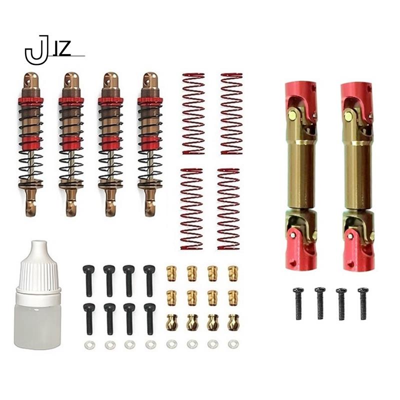 Oil Shock Absorber and Drive Shaft Metal Replacement RC Crawler Car