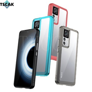 Ốp Điện Thoại Trong Suốt Chống Sốc Nhiều Màu Sắc Cho Redmi K60 K50 K40 Pro K40S K50 Ultra