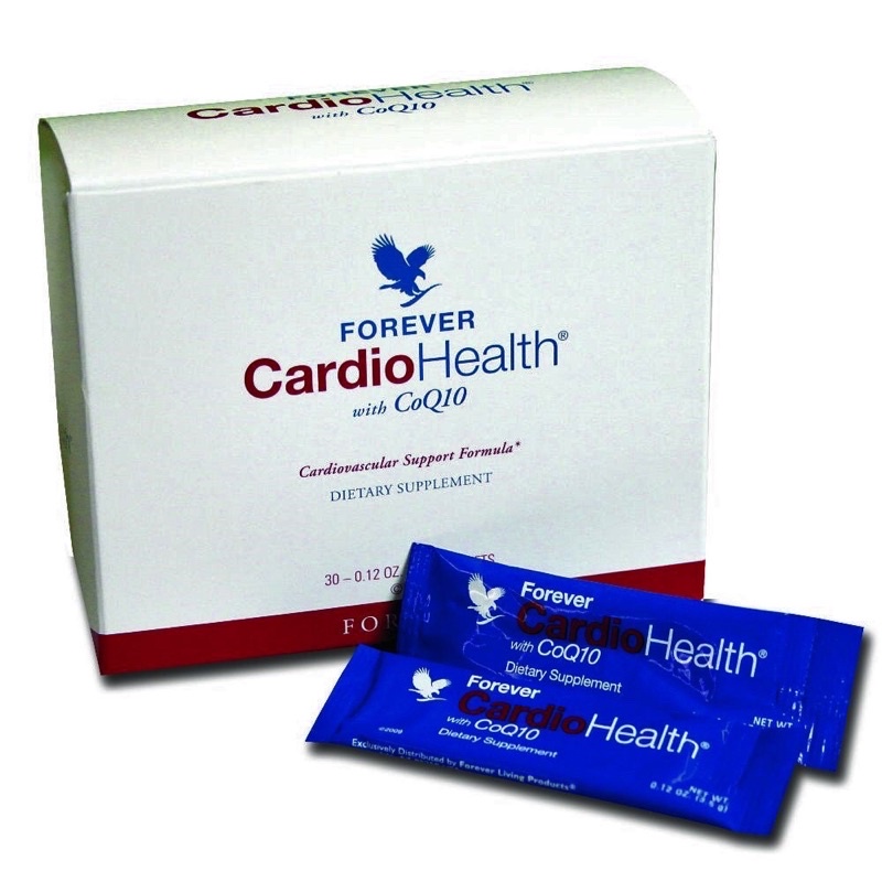 312Flp Hỗ Trợ Tim Mạch Lô Hội. Forever CardioHealth. Bổ Sung CoQ10, Hỗ Trợ Tim Mạch. 30 Gói/Hộp
