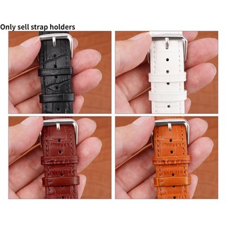 Set 2 Vòng Da Mềm 16 / 18 / 19 / 20 / 21 / 22 / 24 / 26mm Giữ Đồng Hồ Đeo Tay