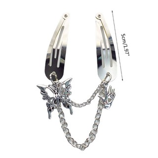 Nice Lưới Đỏ Dây Xích Ngôi Saọ - Kẹp Tóc Tính Cách Cho Cô Gái