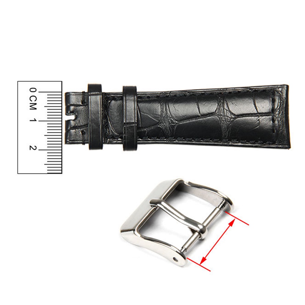 Khóa Cài Dây Đồng Hồ Bằng Thép Không Gỉ Kích Thước 10mm 12mm 14mm 16mm 18mm 20mm