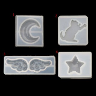 Trang sức thời trang KRA Làm khuôn silicon Hình mặt trăng sao Epoxy