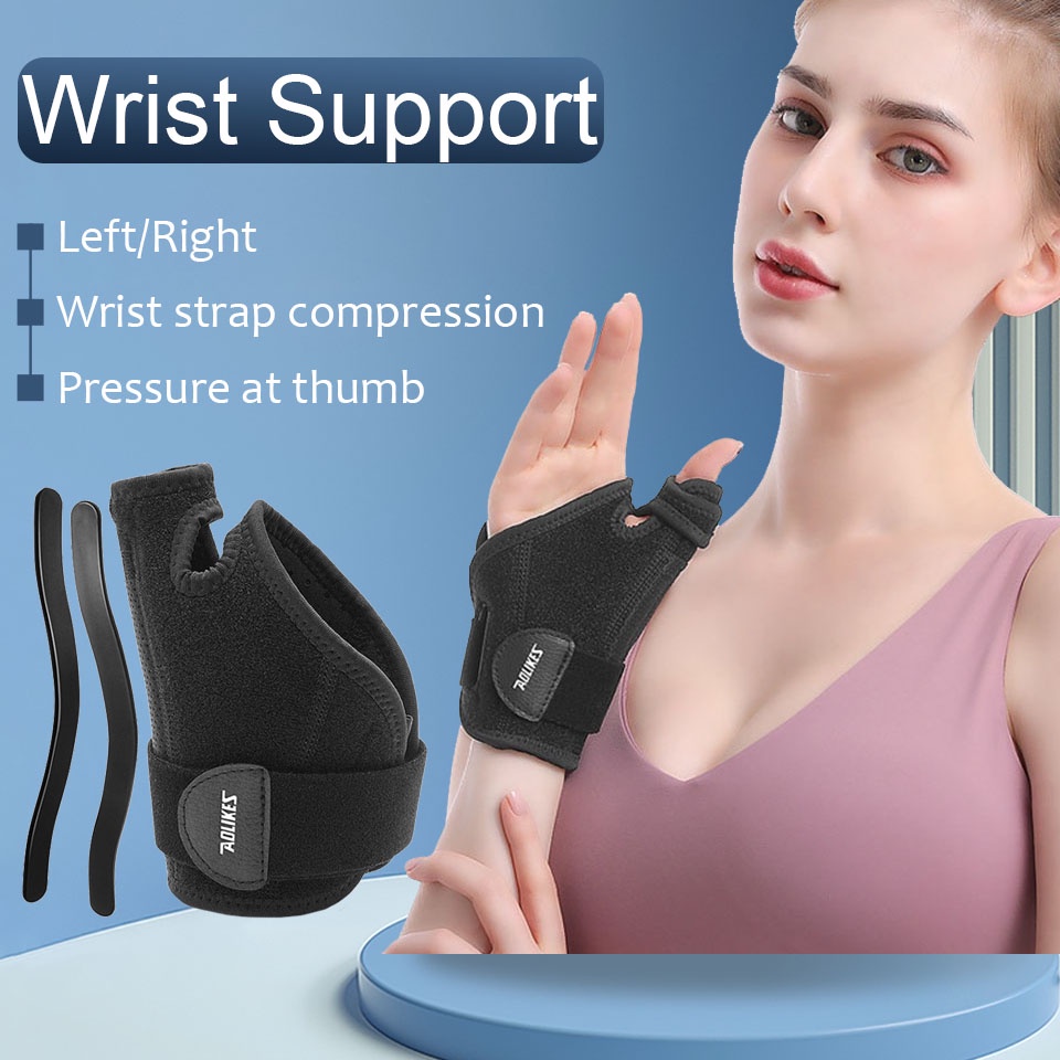 AOLIKES 1Pcs Thumb Guard Bracers Wrist Joint Pain Sprain Fracture