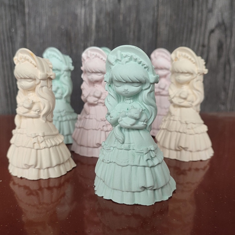 Inste Khuôn Silicone Làm Xà Phòng / Nến Hình Công Chúa Betty DIY