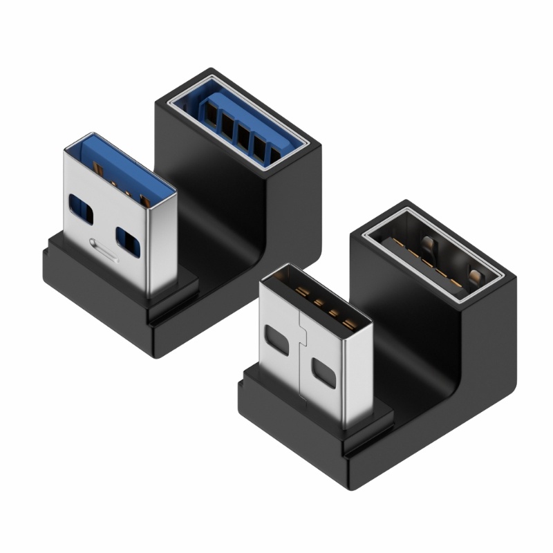 Nama Đầu Nối Dài Chuyển Đổi 90 Độ Góc Vuông Cổng USB 3.0 Sang Cổng Cắm Cho Laptop PC