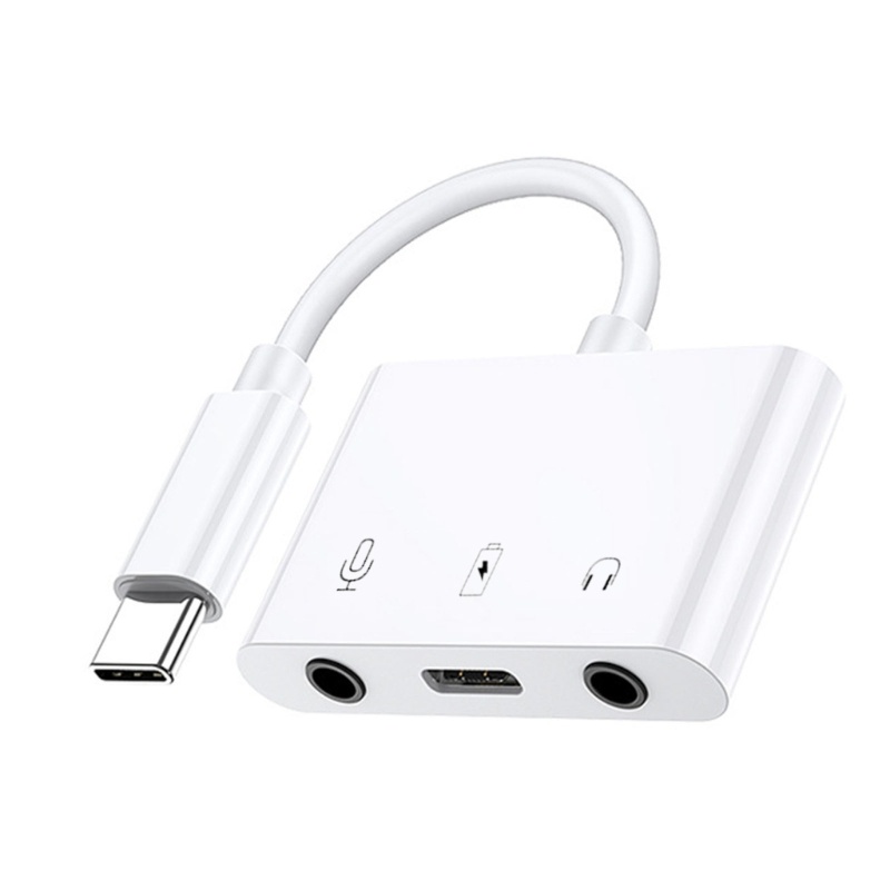 Bộ chuyển đổi micro MIS USB-C Loại C Thẻ âm thanh nổi ngoài với 3 5mmAudioJack Bộ chia thẻ âm thanh bên ngoài Conver
