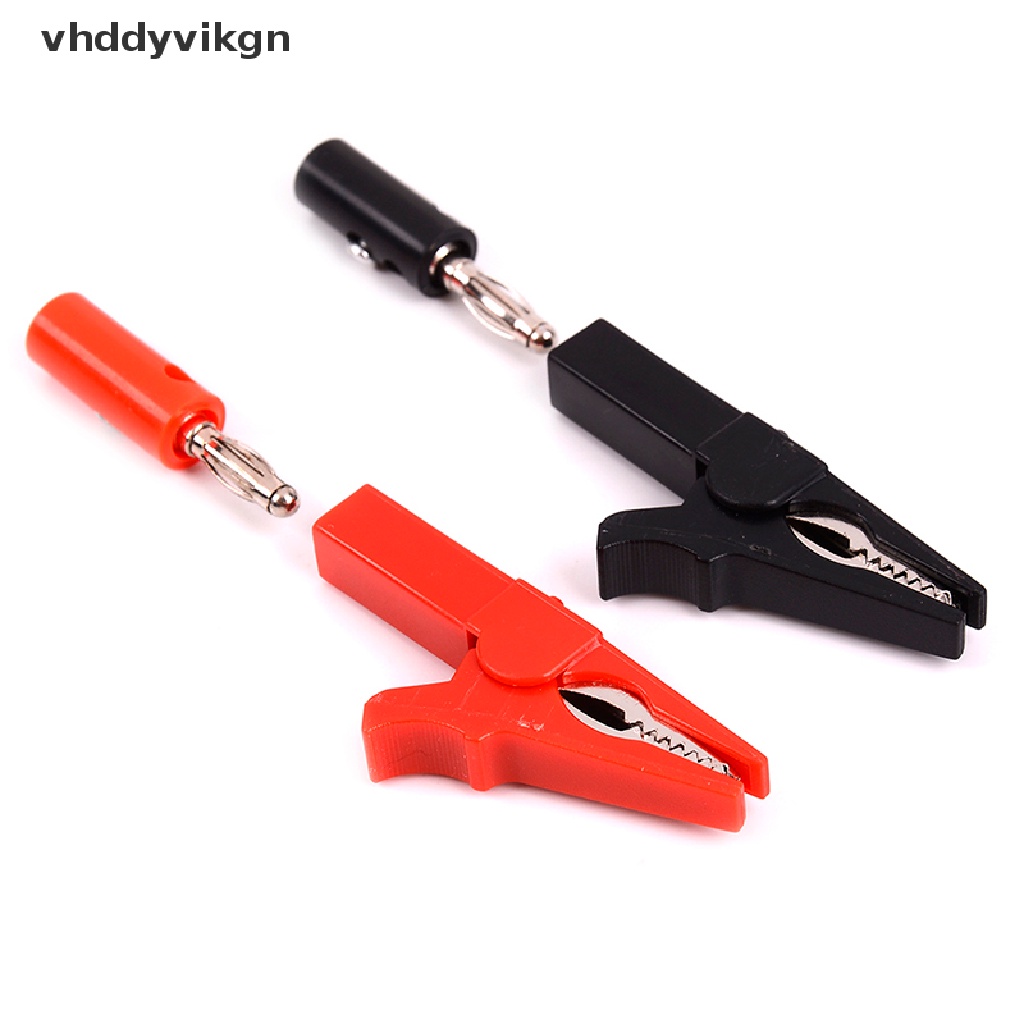 Set 4 Kẹp Cá Sấu 55mm + Dây Cáp 4mm