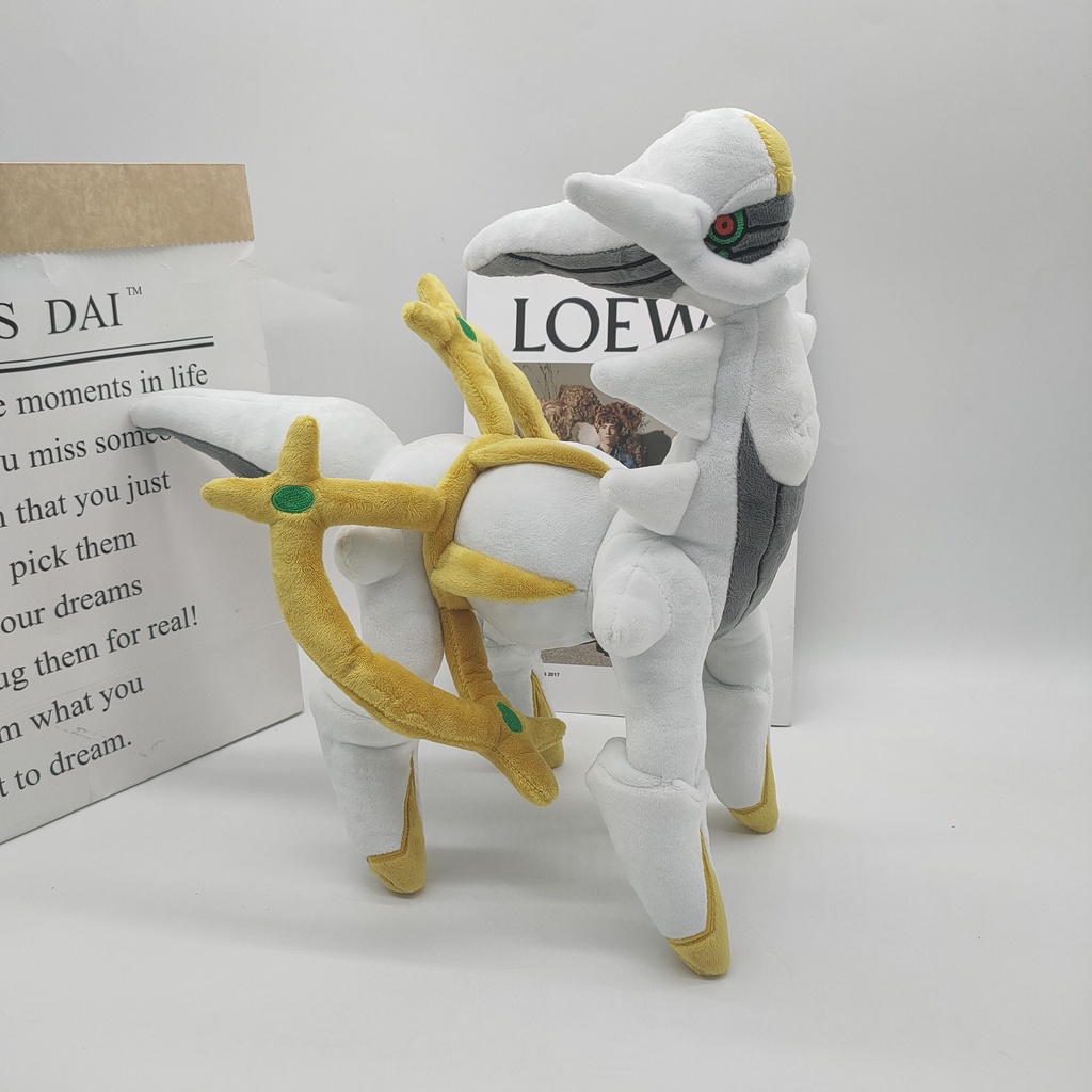 PS1 Pokemon Arceus Sang Trọng Đồ Chơi Búp Bê Nhồi Bông Quà Tặng Cho Trẻ Em Trang Trí Nhà Ném Gối Trò Chơi Búp Bê Đồ Chơi Cho Trẻ Em SP1