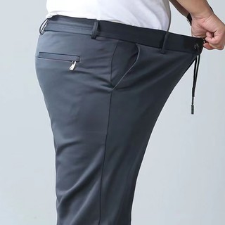 Quần Tây Đen Lưng Thun Dáng Rộng Phong Cách Cổ Điển Cho Nam Giới Có SIZE Lớn 50-150KG 10XL