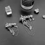 YOI Đáng Yêu Kẹp Tóc Barrettes Kim Loại Chụp Tóc Ngôi Sao Tua Rua Bling Ngôi Sao Charm