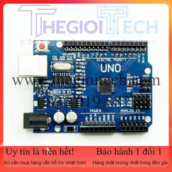 Board Mạch Arduino Uno R3 Atmega328p Ch340 Smd Chip Dán Shopee Việt Nam 