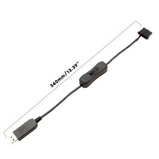 EZ USB sang 4Pin PWM 5V sang 12V Boost Line USB Tay Quạt PC Bộ Chuyển Đổi Nguồn Cổng Kết Nối Cáp Chuyển Đổi Với ON Switch