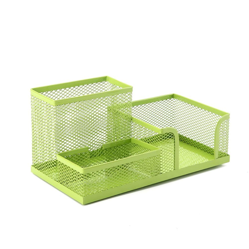HIGHVIEWLS Hộp đựng bút kim loại Bộ sắp xếp bàn 3 / 4 lưới Giá đựng hồ sơ bền