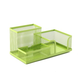 MEGOCE Hộp Đựng Bút Lưới Đen Cho Bút Chì 3 / 4 Lưới Bàn Văn Phòng Trên Bàn Tổ Chức Hộp Bảo Quản