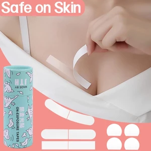 Cuộn 36 / 50 Miếng Dán Hai Mặt Trong Suốt Chống Chói / Chống Trượt Dài 5M Dùng Để Cố Định Quần Áo / Áo Lót
