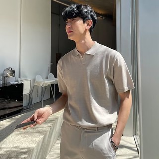 Hàn Quốc Dongdaemun Zhudi Áo Polo Nhật Bản Công Sở Thường Ngày Màu Trơn Đơn Giản Áo Sơ Mi POLO Ánh Sáng Thường Ngày Phong Cách Trưởng Thành Ve Áo Top