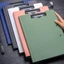Clipboard TUYỆT VỜI, Mờ Với Kẹp Đôi Thư Mục Tệp A4, Thời Trang Đa Năng Sử Dụng Kép Memo Clip Ban Sáng Tạo Văn Phòng Phẩm