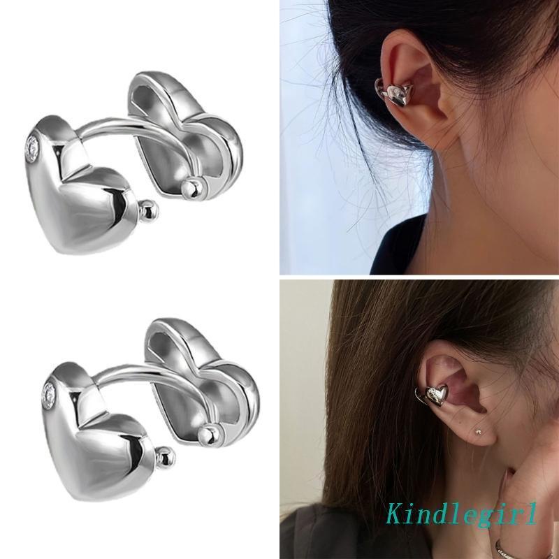 Bông Tai Hình Trái Tim Xinh Xắn Thời Trang Cho Nữ