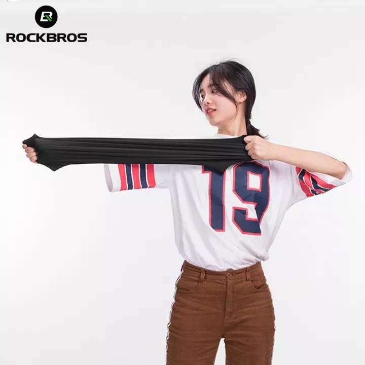 Rockbros Khẩu Trang Lụa Lạnh Chống Tia UV Chống Mồ Hôi Thoáng Khí Dành Cho Nam Và Nữ