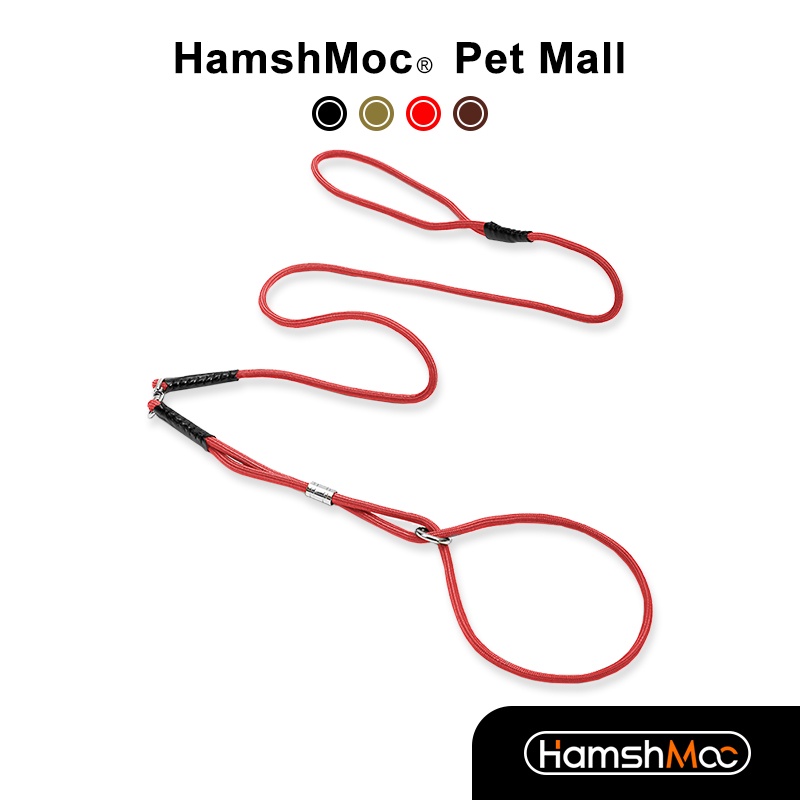 HamshMoc Không Kéo Chó Đi Bộ Dây Xích Có Thể Điều Chỉnh Dây Xích Chó Tích Hợp Cổ Chó Và Dây Xích Huấn Luyện Trượt Dẫn Điều Khiển Phụ Kiện Cho Chó