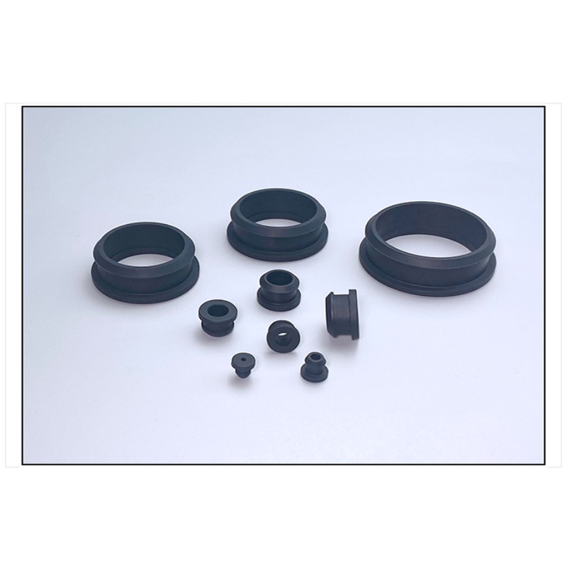 4.5mm-50.6mm Cao Su Silicon Snap-on Grommet Lỗ Cắm Mũ Cuối Dây Bung Cáp Bảo Vệ Bush Đen