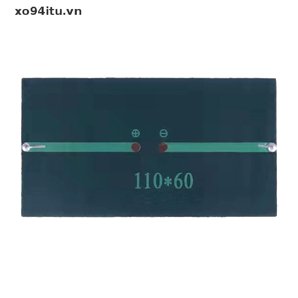 Bảng điều khiển năng lượng mặt trời XOITU 1W 5V DIY Bảng điều khiển Silicon năng lượng mặt trời nhỏ cho bộ sạc điện thoại di động Đèn gia đình Bảng tế bào năng lượng mặt trời VN