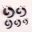 DELMER Nữ Vòng Bông Tai Đơn Giản Hip-hop Ear Stud Thiết Kế Niche Tinh Tế Tinh Tế Hình Học Bông Tai