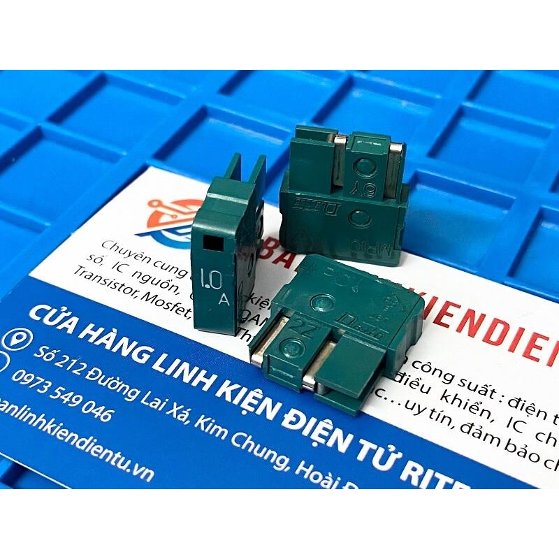 Fusible FANUC A60L-0001-0046#1,6 (1,6A Vert) - Pour CNC, Machine-outil, Marque GE FANUC