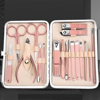 Bộ bấm móng tay 18 món đa năng - Bộ kềm cắt móng tiện lợi cho gia đình