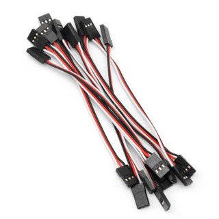 BS * 10 Chiếc 10cm Quadcopter Nối Dài Servo Dẫn Futaba JR Nam Đến Nam Dây Cáp RC