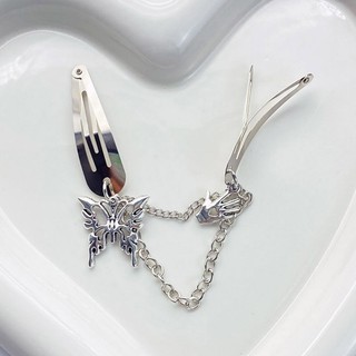 Nice Lưới Đỏ Dây Xích Ngôi Saọ - Kẹp Tóc Tính Cách Cho Cô Gái