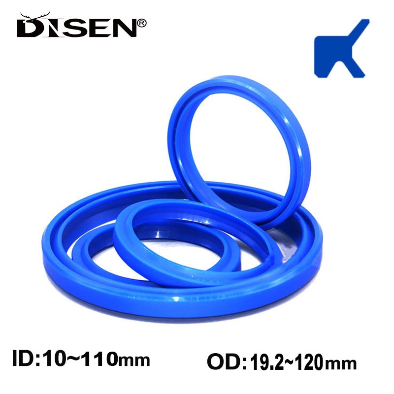 2 Chiếc Polyurethane Xi Lanh Thủy Lực Dầu DHS Series Trục Lỗ Chung Niêm Phong Vòng Đệm