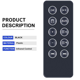 1 Remote Điều Khiển Thay Thế Cho Loa Bluetooth Bose Sounddock 10 SD10