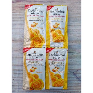 24 gói Dầu Xả / Dầu gội Dưỡng Tóc Siêu Mượt Enchanteur Charming date mới