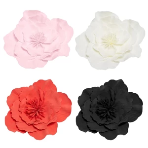 BTF Fascininator Headband Mũ Fascinator Hoa Lớn Mũ Hoa Lớn Băng Đô Hoa Lớn
